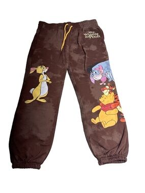 Disney Winnie the Pooh Fleece Lined Lounge Pants Joggers Sweatpants